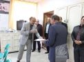 گزارش تصویری بازدید هیات رئیسه از واحد نقلیه در روز حمل و نقل